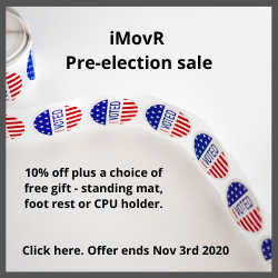 Pre-election imovr sale detailing 10% off until 3rd november