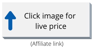 Box containing blue arrow with writing informing readers to click the image above for the live product price