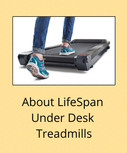 Feet stepping onto a walking treadmill