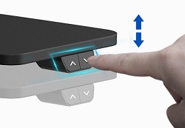 Up and down adjustment controller for standing desk